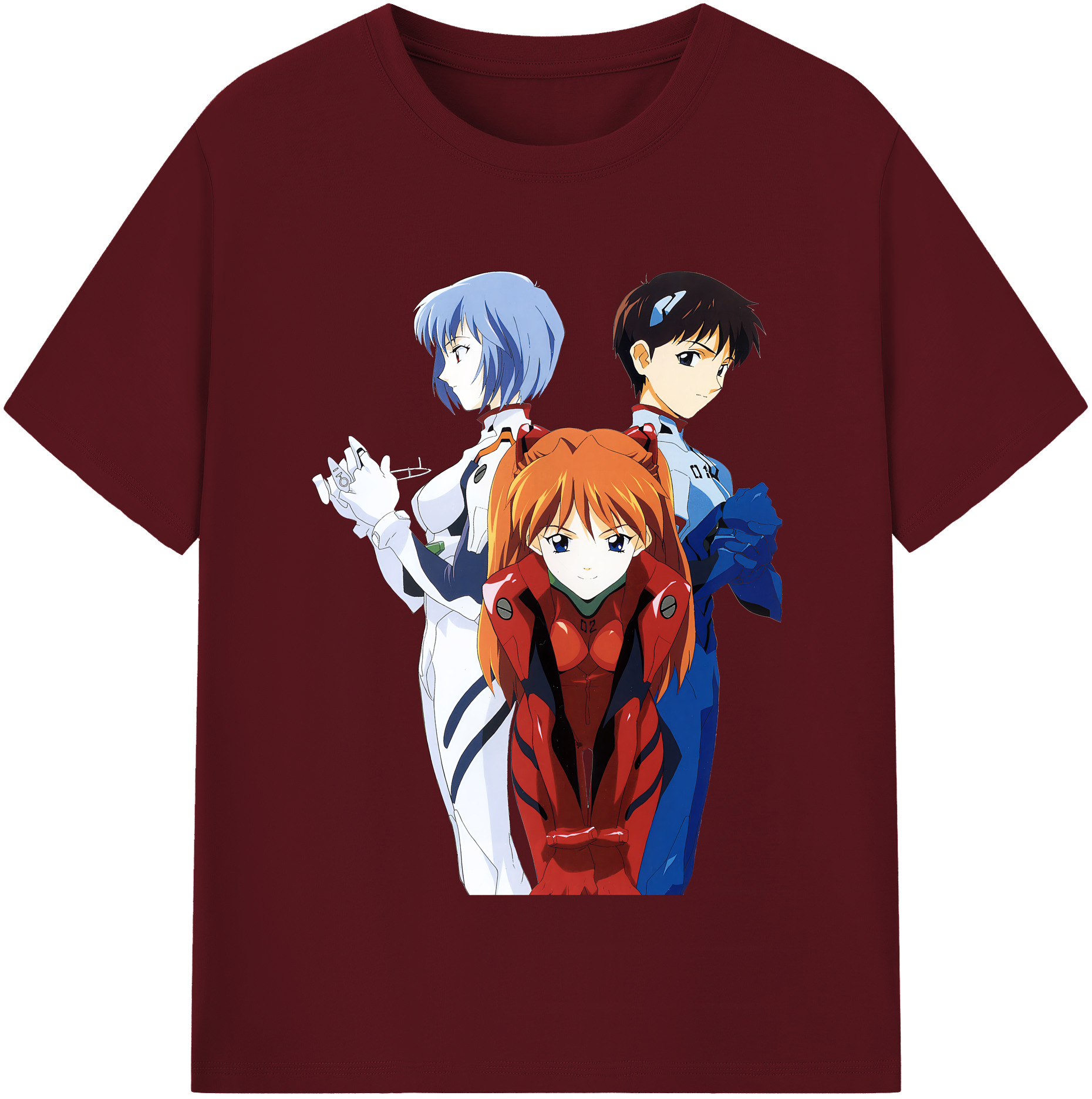 （画像用） EVA 新世紀エヴァンゲリオン 綿100％半袖Tシャツ（フロントプリント）
